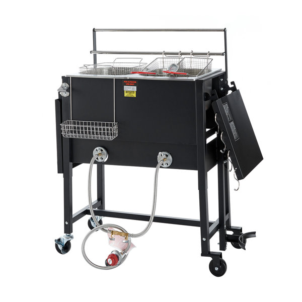 Barton 2 Burner High Pressure Propane Deep Fryer & Reviews Wayfair